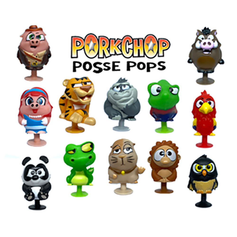 PorkChop Posse Pops - 480 Keychains in Blind Bags